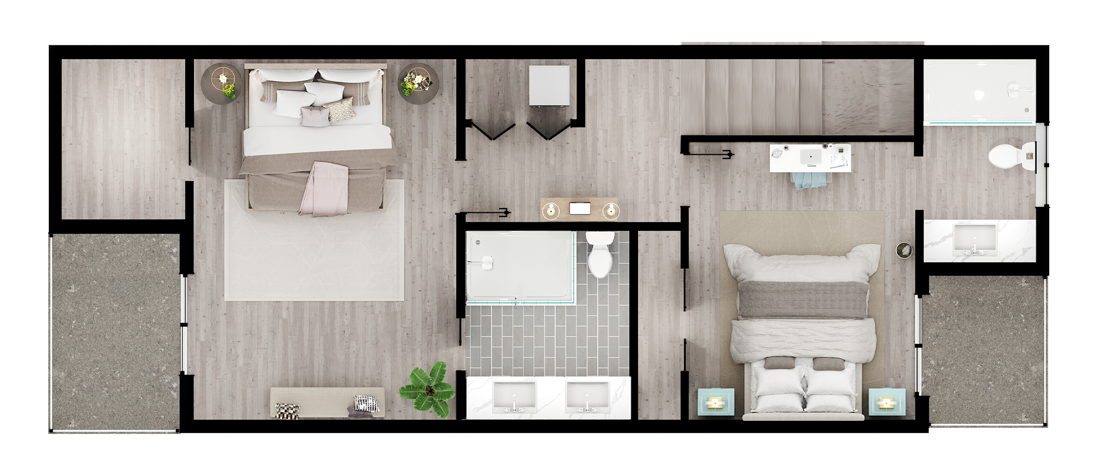 2 BEDROOM UNIT