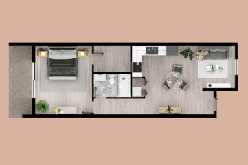 1 BEDROOM UNIT